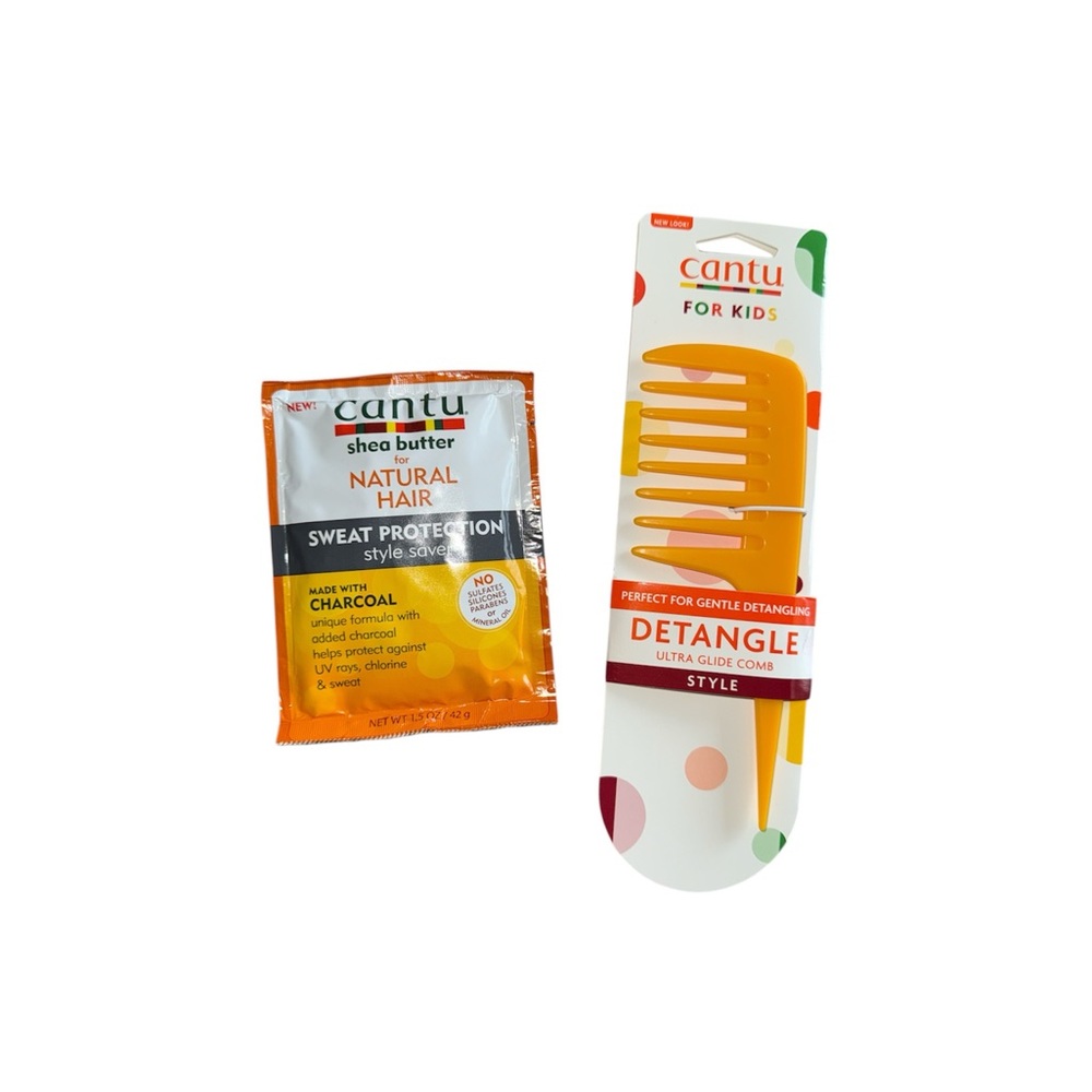 Kids Detangle Ultra Glide Comb and Style Saver Leave in Set